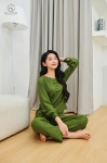 Bộ linen dài tay cổ tròn GK78